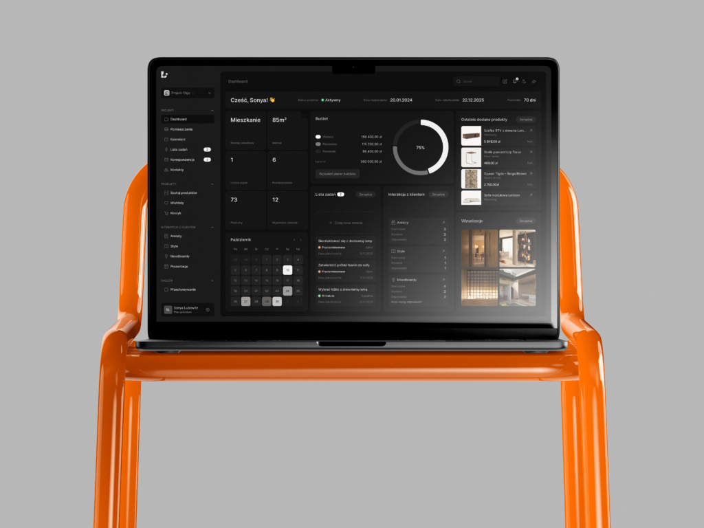 Projekt brandingowy wykonany przez digital agency Foros